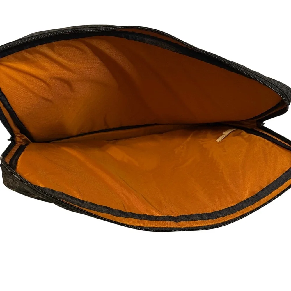 Dakine‎ Laptop Sleeve 15 Inch Black Grey Padded Case Orange Lining Protective